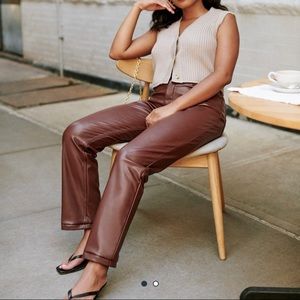 Abercrombie & Fitch Leather Pants